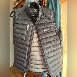 Men's Charcoal Puffer Vest
